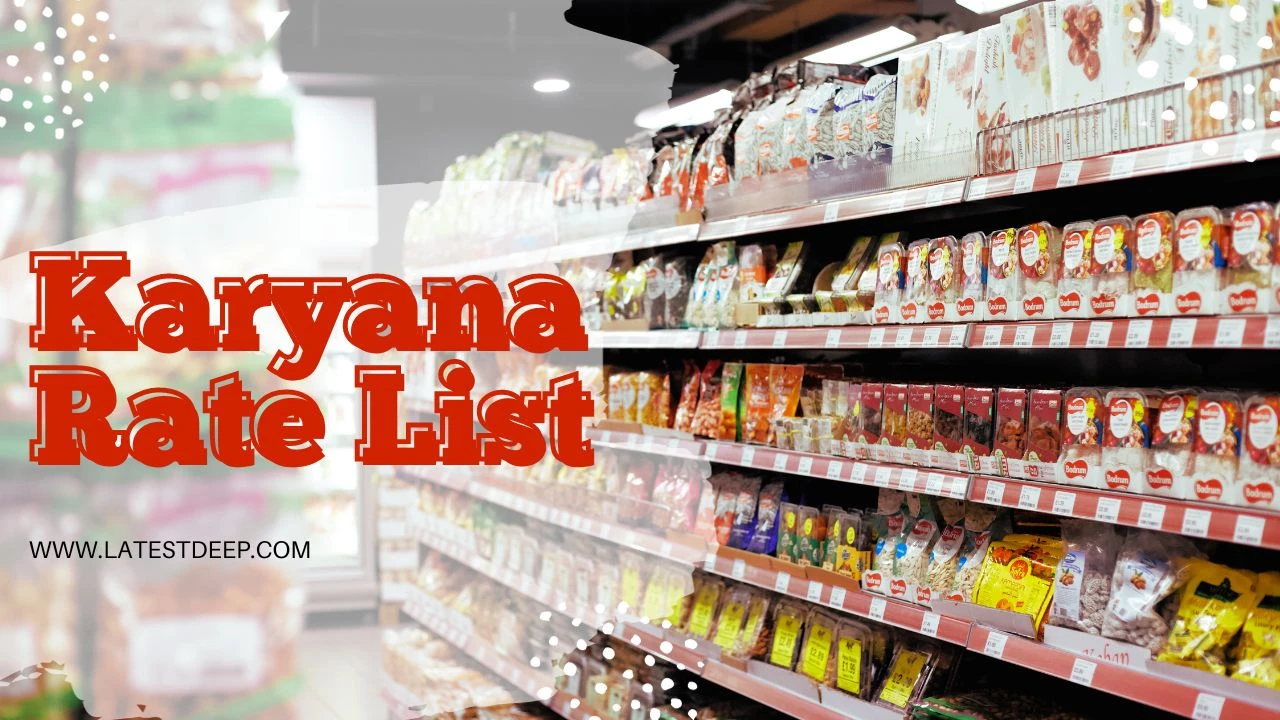 Karyana Rate List